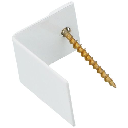 Wall Bracket for Baseboard (Includes Screws) - White