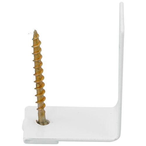 Wall Bracket for Baseboard (Includes Screws) - White