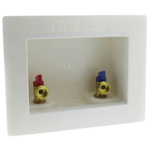 1/2" Sweat Washing Machine Outlet Box