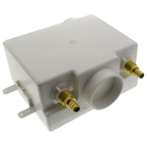 1/2" PEX Crimp Washing Machine Outlet Box w/ Water Hammer Arrestors