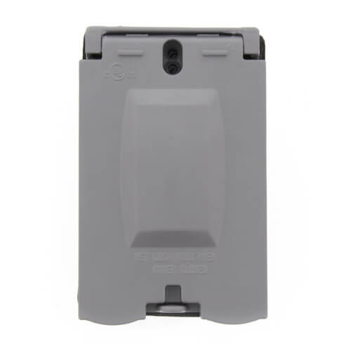 Main product image of Single Gang Vertical & Horizontal Multi-Use 10-in-1 Cover (Gray)