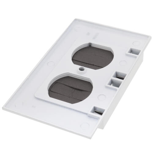 Main product image of Single Gang Duplex Horizontal Weather Proof Cover (White)
