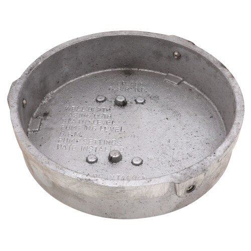 6" Aluminum Plain Well Cap