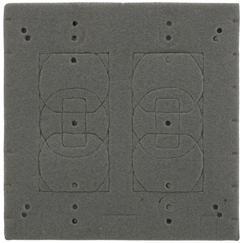 Main product image of Double Gang Weatherproof GFCI Cover (Gray)
