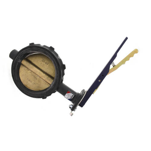 Main product image of 6" Wafer Ductile Iron Butterfly Valve, EPDM, Lever Handle (200 PSI)
