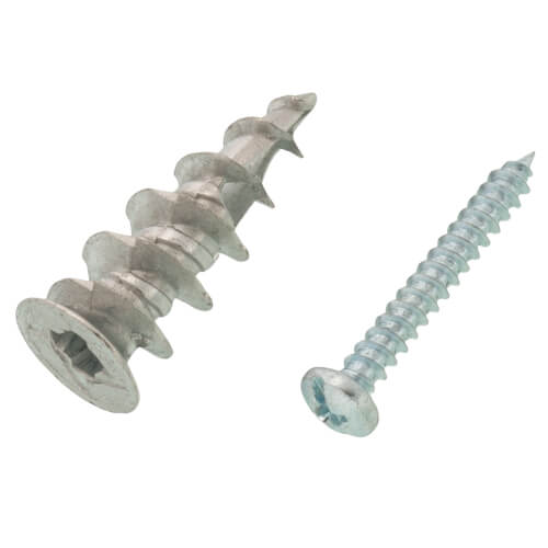 Main product image of #8 Nylon Walldriller Anchor Kit w/ Pan Head Combo Drive Screws
