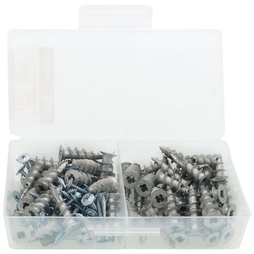 Main product image of #8 Zinc Alloy Walldriller Anchor Kit w/ Wafer Head Phillips Drive Screws