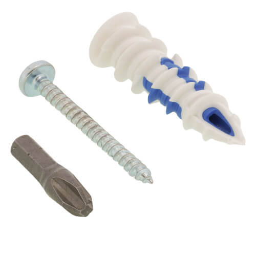 WDPK10 LH Dottie WDPK10 10 Nylon Walldriller Plus Anchor Kit w/Pan