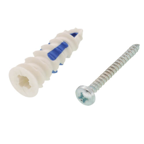 WDPK10 LH Dottie WDPK10 10 Nylon Walldriller Plus Anchor Kit w/Pan