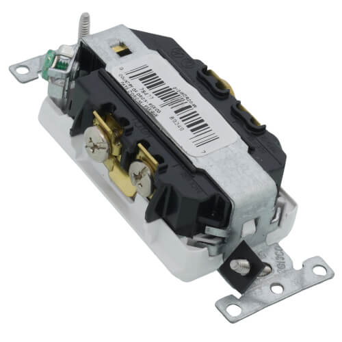 Main product image of Decora Plus Weather Resistant Duplex Receptacle - White (20A, 125V, 2P)