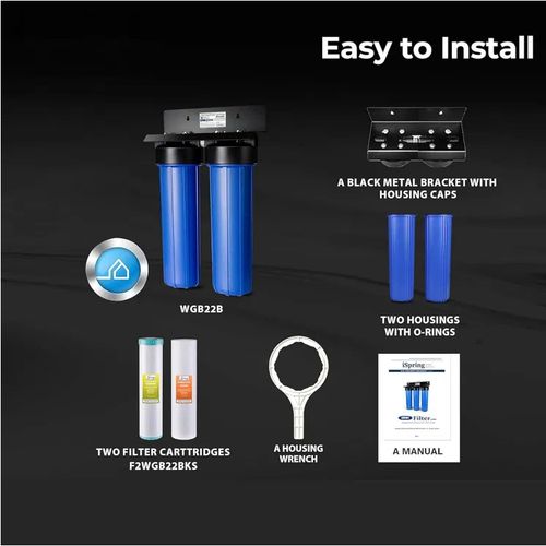 Main product image of 2-Stage Whole House Water Filter System for Contaminent, Heavy Metal and PFAS Removal