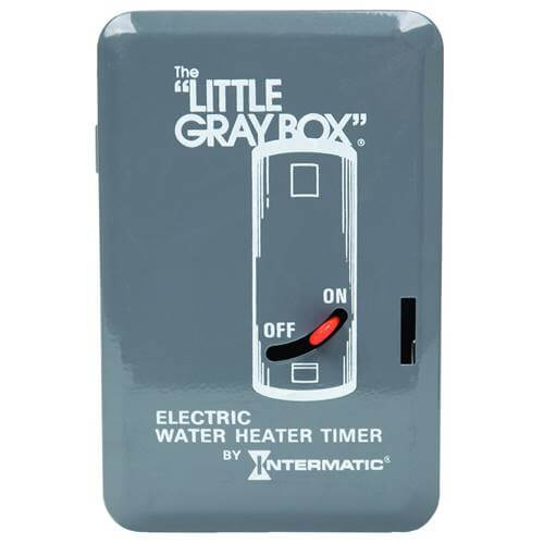 WH40 Intermatic WH40 The Little Gray Box Mechanical Water Heater Time Switch, 40A, DPST