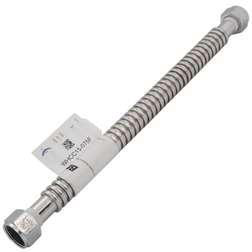 Main product image of 3/4" FIP Corrugated Hose Water Heater Connector, Lead Free (15" Length)