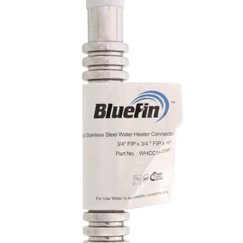 Main product image of 3/4" FIP Corrugated Hose Water Heater Connector, Lead Free (18" Length)