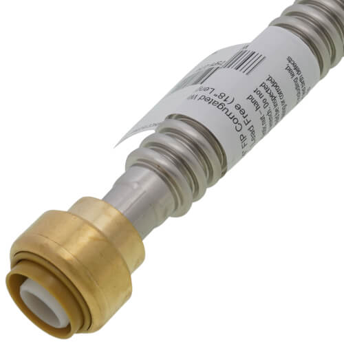 SharkBite 3/4 In. Push Fit X 3/4 In. D FIP 18 In. Stainless Steel - Foto 3