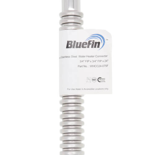Main product image of 3/4" Flexible Corrugated Hose Water Heater Connector (24" Length)