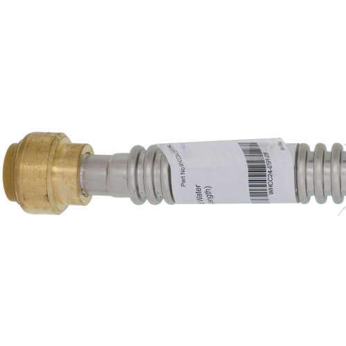 Main product image of 3/4" Push Fit x 3/4" FIP Corrugated Water Heater Connector, Lead Free (24" Length)