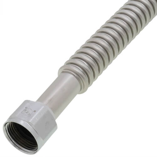 Main product image of 3/4" Push Fit x 3/4" FIP Corrugated Water Heater Connector, Lead Free (24" Length)
