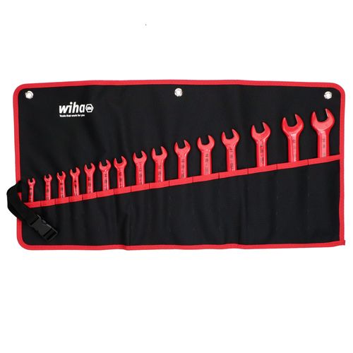 Main product image of 15-Piece Insulated Open End Wrench Set - Metric