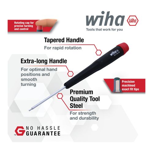 Main product image of 7-Piece 0.71 to 3mm Precision Hex Driver Set, 26390