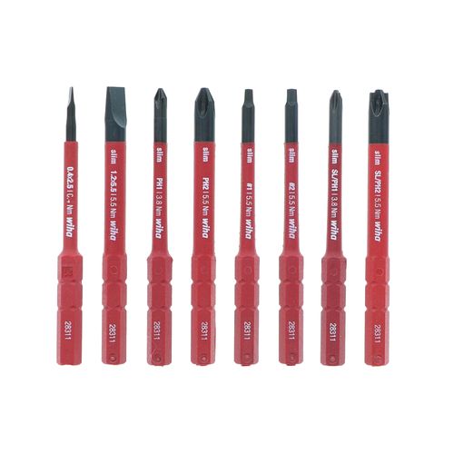 Main product image of 11-Piece Insulated TorqueVario-S (10-50 In/lbs) & SlimLine Blade Set