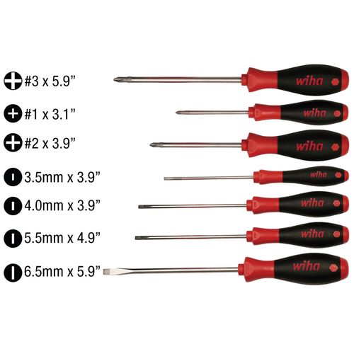 Main product image of 7-Piece SoftFinish Slotted & Phillips Screwdriver Set