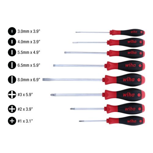 Main product image of 8-Piece SoftFinish Phillips & Slotted Screwdriver Set, 30298