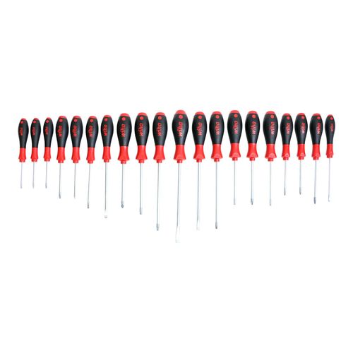 Main product image of 20-Piece SoftFinish Phillips, Pozidriv, Slotted, Square & Torx Screwdriver Set, 30299