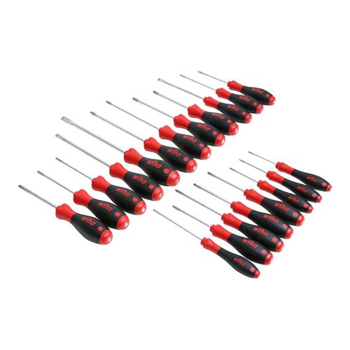 Main product image of 20-Piece SoftFinish Phillips, Pozidriv, Slotted, Square & Torx Screwdriver Set, 30299