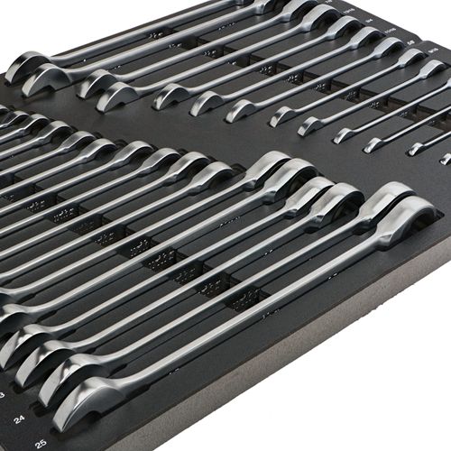 Main product image of 31-Piece Ratcheting Wrench Tray Set - SAE & Metric
