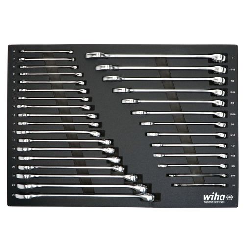 Main product image of 31-Piece Combination Wrench Tray Set - SAE & Metric
