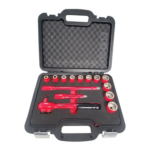Main product image of 14-Piece Insulated Socket Set 1/2" Drive - Metric