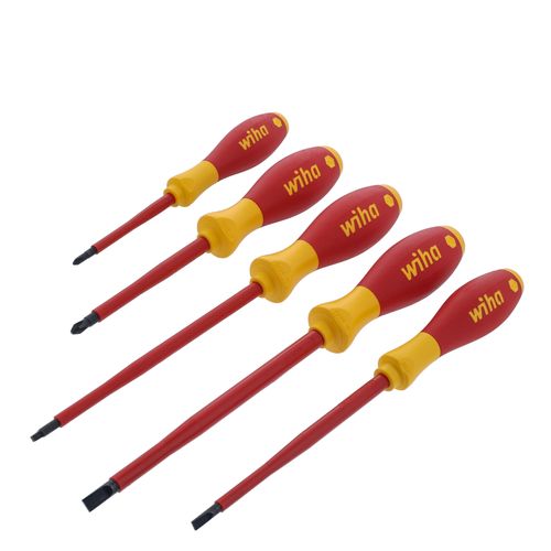 Main product image of 5-Piece Insulated SoftFinish Slotted/Phillips/Square Screwdriver Set