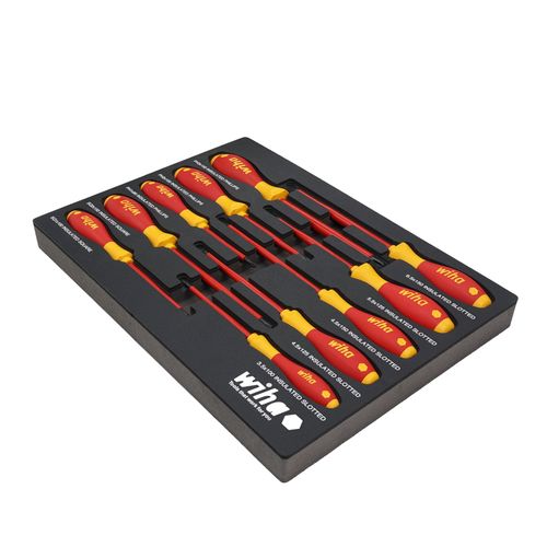 Main product image of 10-Piece Insulated SoftFinish Cushion Grip Screwdriver Tray Set