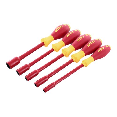 Main product image of 5-Piece SoftFinish Nut Driver Set, 7/32" to 1/2" Inch, Solid Shaft, 32292