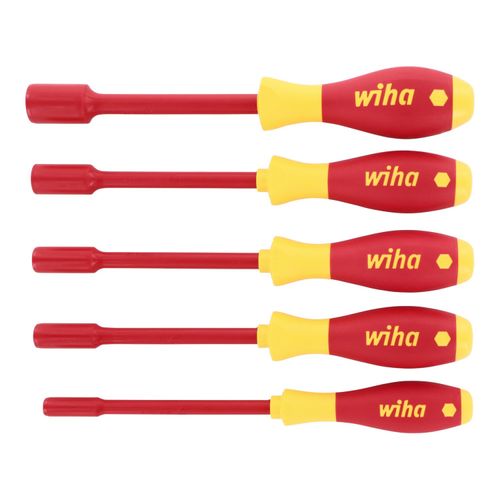 Main product image of 5-Piece SoftFinish Nut Driver Set, 7/32" to 1/2" Inch, Solid Shaft, 32292