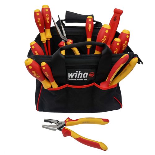 Main product image of 14-Piece Master Electrician's Insulated Tool Set in Canvas Tool Bag