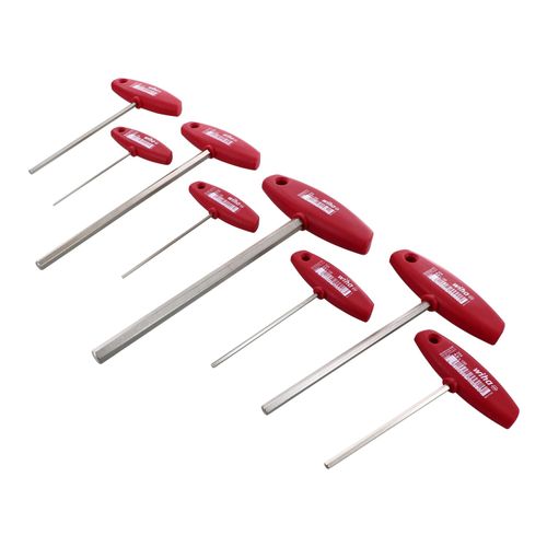 Main product image of 8-Piece SoftGrip Dual Drive Ball End Hex T-Handle Set, Metric, 33493