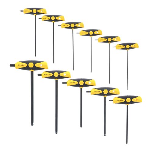 Main product image of 11-Piece SoftGrip Dual Drive Ball End Hex T-Handle Set, Inch, 33494