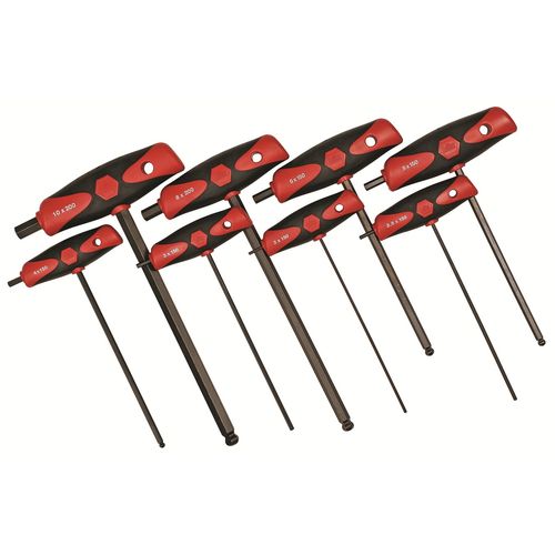 Main product image of 8-Piece SoftGrip Hex T-Handle Metric Set