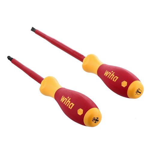 Main product image of 2-Piece Insulated SoftFinish Slotted & Phillips Screwdriver Set