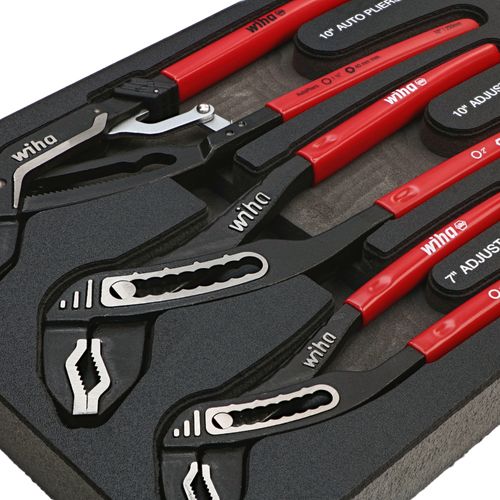 Main product image of 3-Piece Classic Grip V-Jaw Tongue & Groove Pliers Tray Set