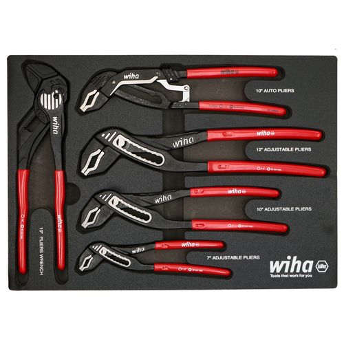 Main product image of 5-Piece Classic Grip V-Jaw Tongue & Groove Pliers Tray Set
