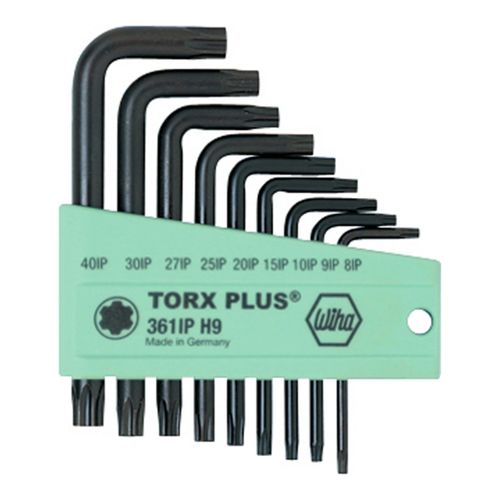 Main product image of 9-Piece L-Handle Torx Plus Key Set, IP8 to IP40, 36199
