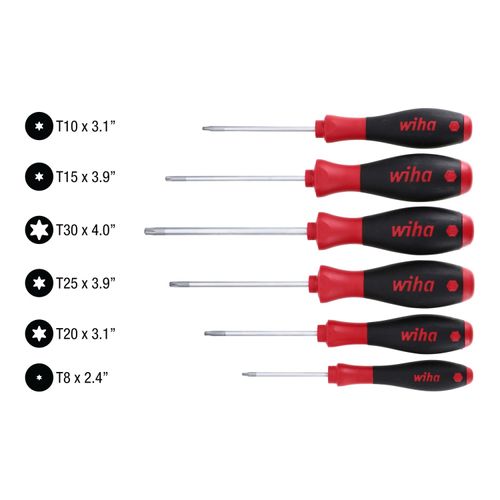 Main product image of 6-Piece SoftFinish Torx Screwdriver Set, 36290