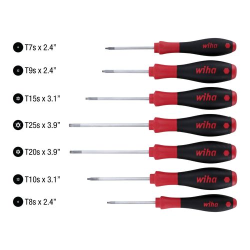 Main product image of 7-Piece TR7 to TR25 Ergonomic Handle Torx Driver Set, 36298