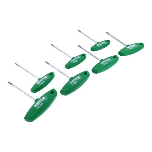 Main product image of 7-Piece T-Handle Torx Key Set, T9 to T30, 36492