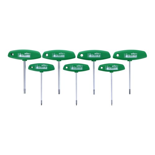 Main product image of 7-Piece T-Handle Torx Key Set, T9 to T30, 36492