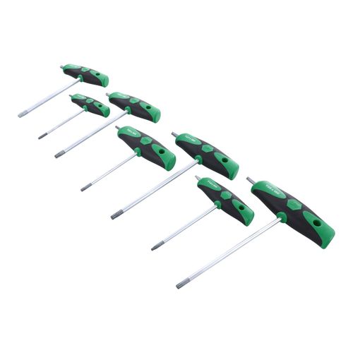 Main product image of 7-Piece T-Handle Torx Key Set, T10 to T40, 36497