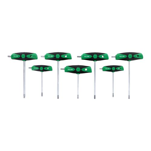 Main product image of 7-Piece T-Handle Torx Key Set, T10 to T40, 36497